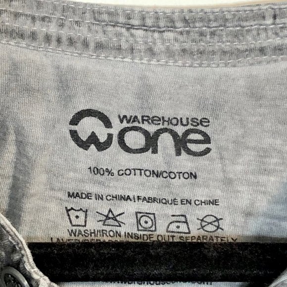 Grey Mens T-Shirt (M) | Warehouse One - Picture 3 of 3